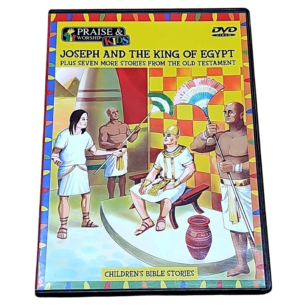 Praise & Worship Kids Joseph & King Of Egypt Bible Stories DVD Excellent